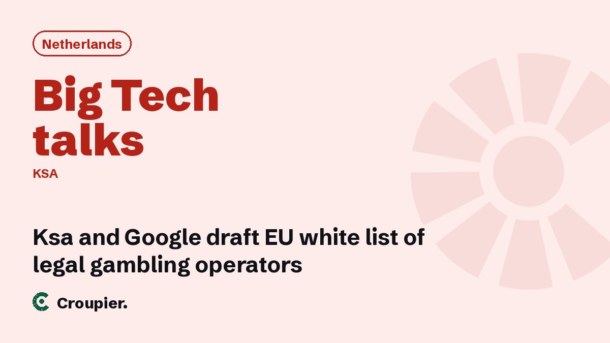 Cover card: Netherlands · Big Tech talks · KSA