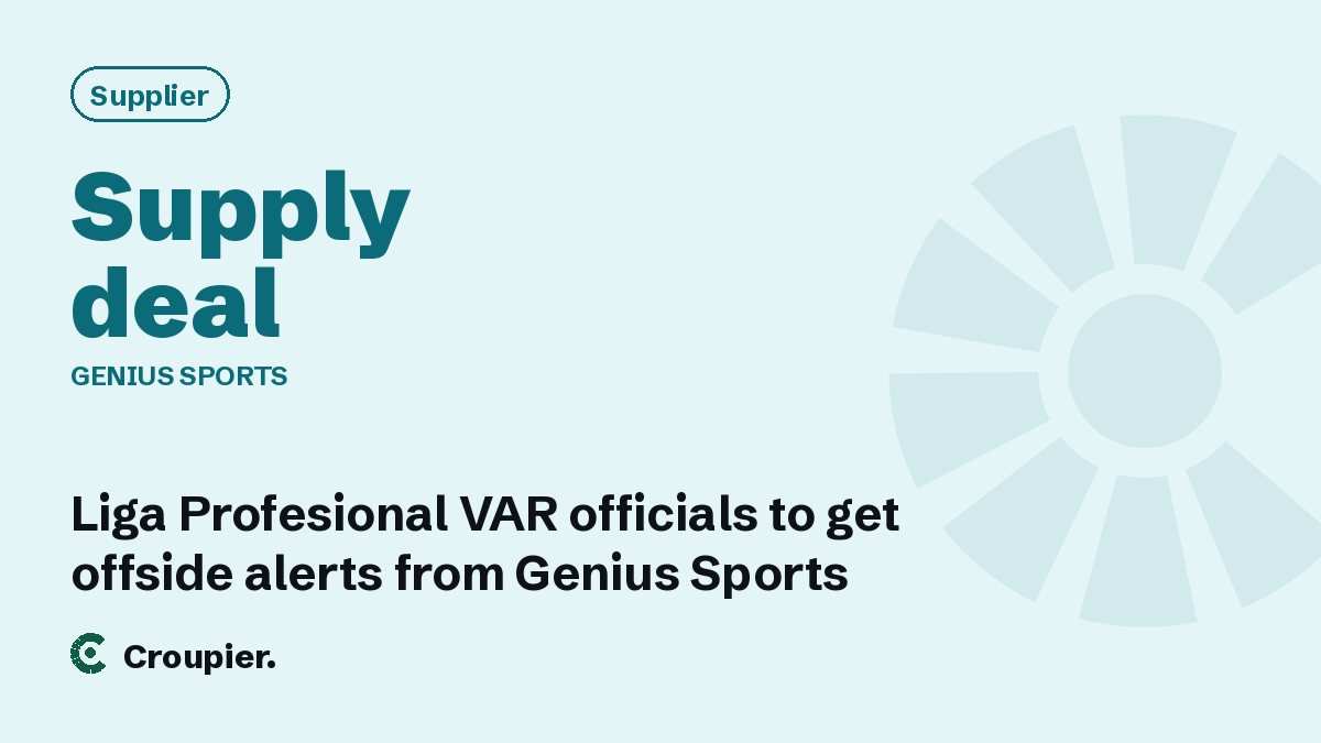 Cover card: Supplier · Supply deal · Genius Sports