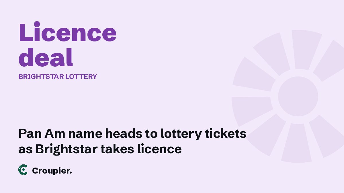 Cover card: Licence deal · Brightstar Lottery