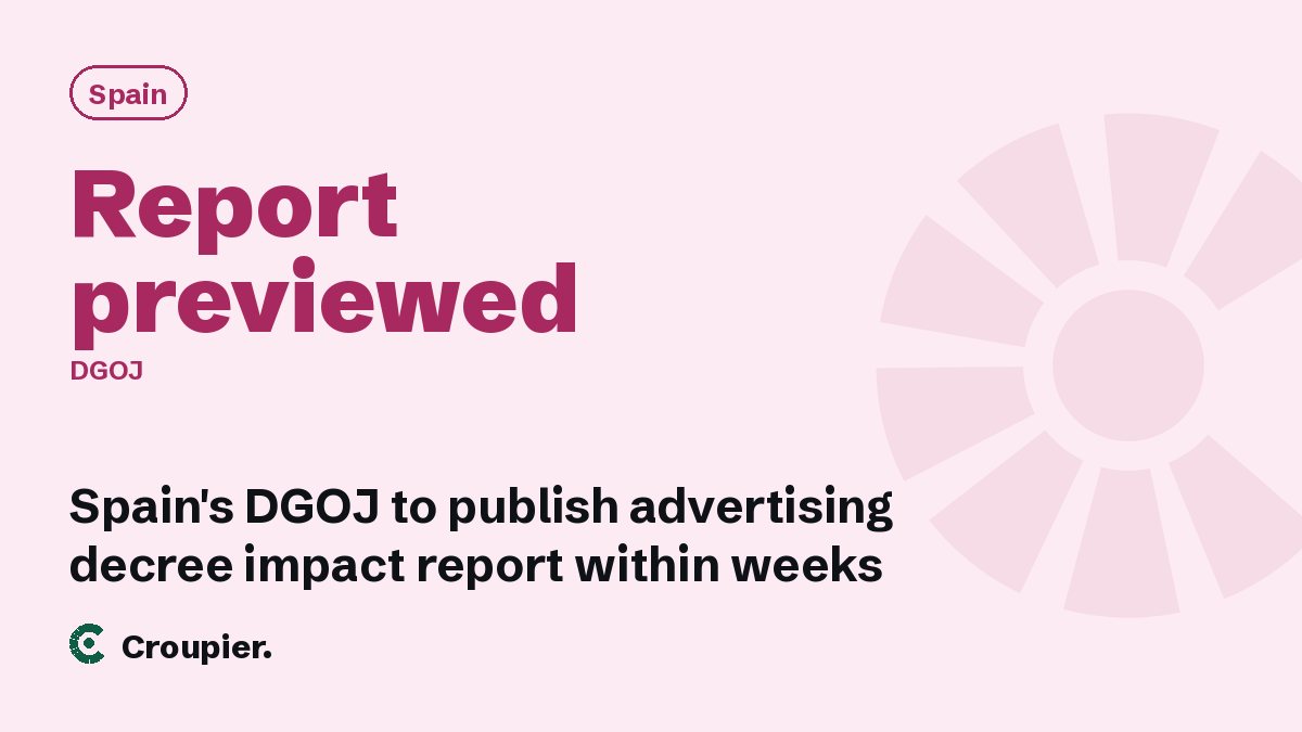 Cover card: Spain · Report previewed · DGOJ