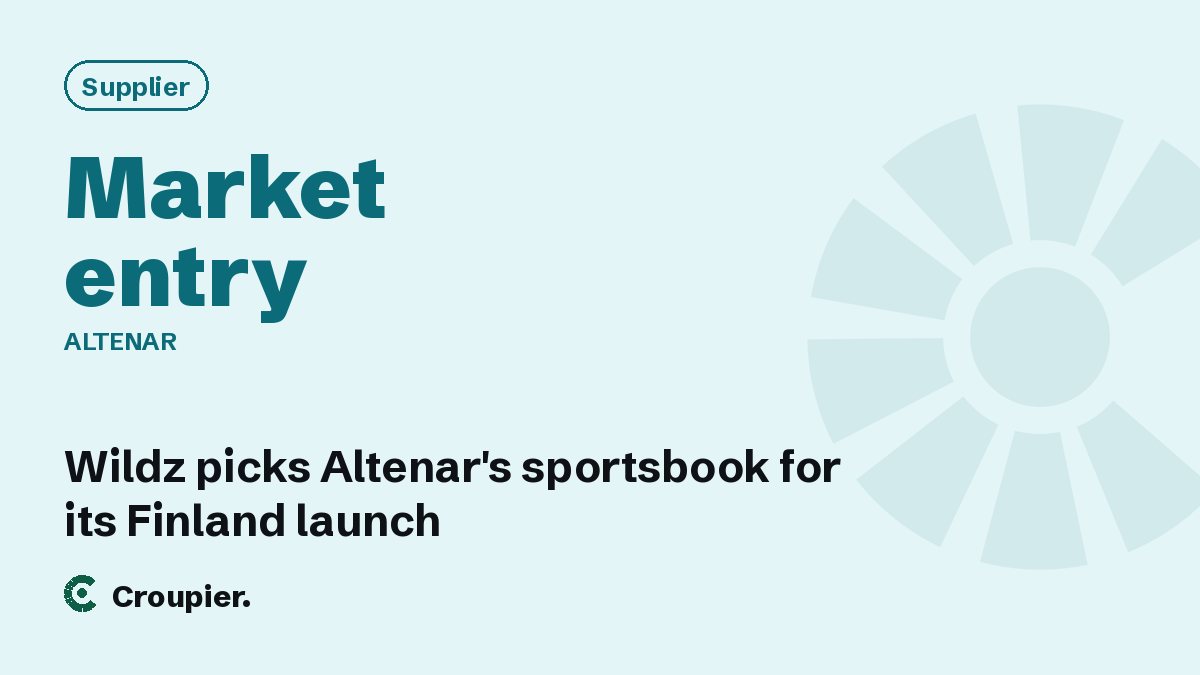Cover card: Supplier · Market entry · Altenar
